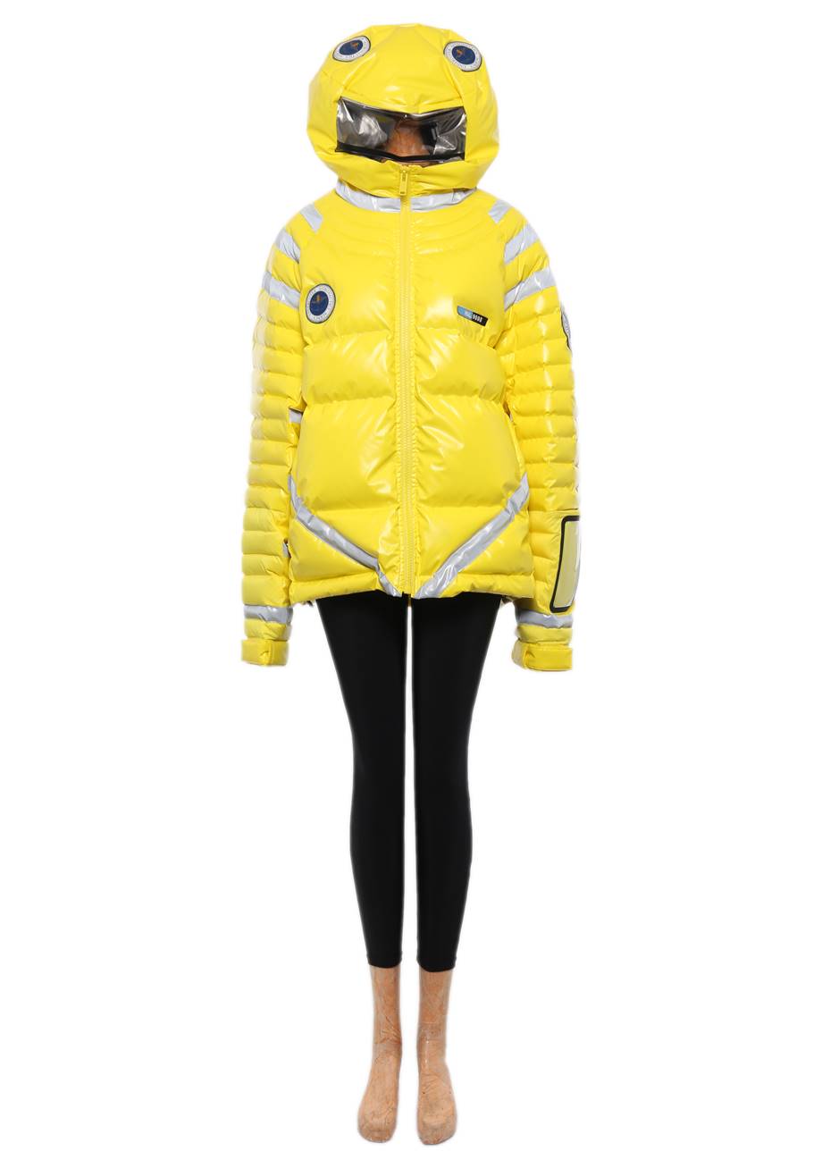 astro led down puffer coat